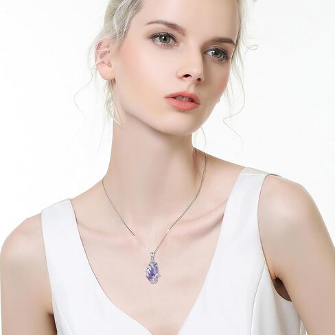 Dragonfly Pendant S925 Sterling Silver Dragonfly Necklaces Birthstone Pendant for Women Necklaces Jewelry Present for Wife Mother in Saudi Arabia