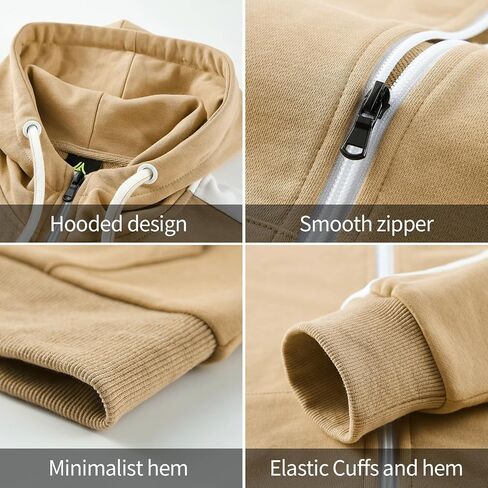 Men's Hooded Athletic Tracksuit Casual 2 Pieces Hoodies Sweatsuit for Men in Saudi Arabia