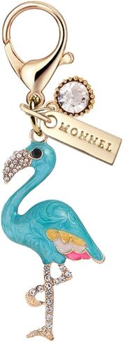 MC383 مشبك كريستال فلامنجو على شكل جراد البحر للنساء مع حقيبة مخملية (أزرق، قطعة واحدة) in Kuwait