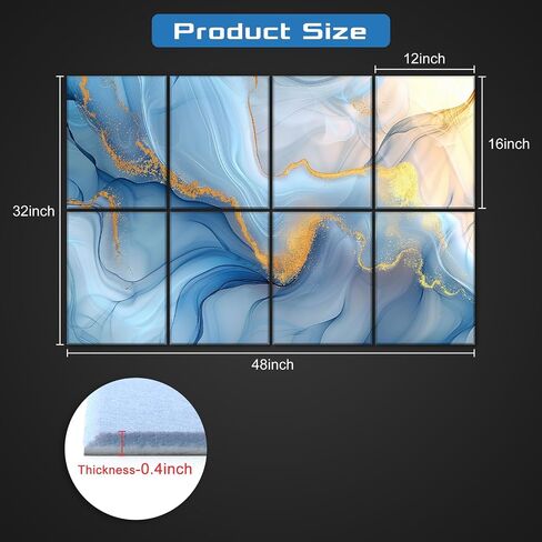 8 Pack Art Soundproof Panels in Saudi Arabia