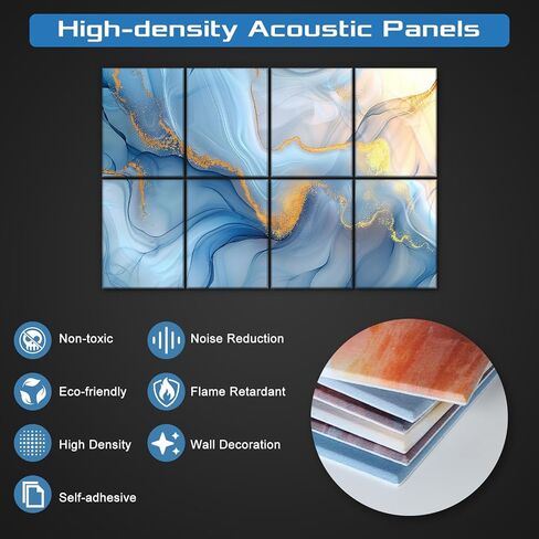 8 Pack Art Soundproof Panels in Saudi Arabia