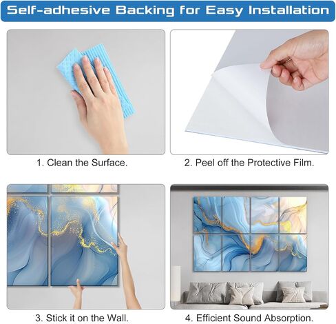 8 Pack Art Soundproof Panels in Saudi Arabia