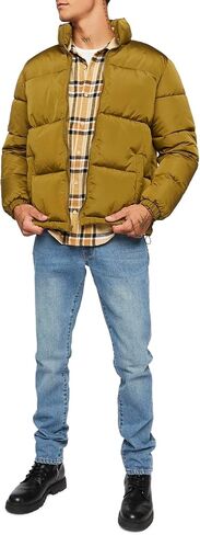 Forever 21 Men's Quilted Puffer Jacket in Saudi Arabia