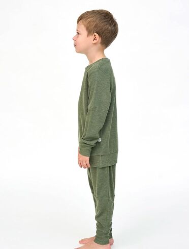 Girls Boys 2-Piece Sweatsuit, Knit Sweatshirt Top & Jogger Pants Clothes Set, Toddler Kids Casual Outfits in Saudi Arabia