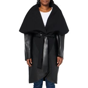 Norma Kamali Women's Shawl Collar Coat Reversible