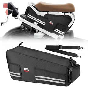 KEMIMOTO Under Seat Storage Bag Compatible with Ruckus 2010-2025 Cling to The Side Frame Ruckus Bag Saddle Bag Luggage Scooter Ruckus Accessories Comes with Shoulder Straps 30L