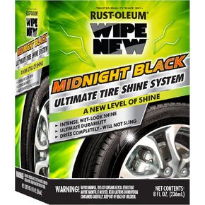 Wipe New Rust-Oleum 381405 Midnight Black Ultimate Tire Shine System