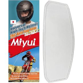 Shield Universal Motorcycle Helmet Shield Anti-Fog Film, Clear Visor Lens Insert Fog Resistant 3.83" x 10.04"