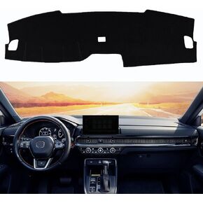 Dash Cover for Honda CRV CR-V 2025 2024 2023 Accessories Dashboard Cover Mat Dash Mat Dash Carpet Cover Protector Sunshade No Glare (Without Hud), Black