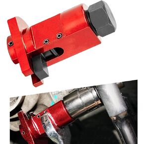 Pack-1 Car Lower Arm Ball Joint Disassembly Tool, Hexagonal Shock Absorber Expander for 5.0mm-10.5mm, Vehicle Suspension Strut Expander Tool, Universal for Cars Repair Accessories (Red)