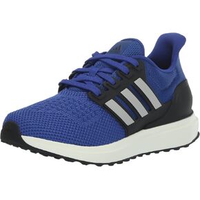 adidas UBounce DNA Sneaker, Semi Lucid Blue/Grey/Black, 3.5 US Unisex Little Kid