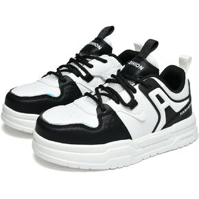 Kids Sneakers Lightweight Skateboard Shoes Non-Slip Walking Sports Shoes for Little Big Kids Unisex-Child Boys Girls