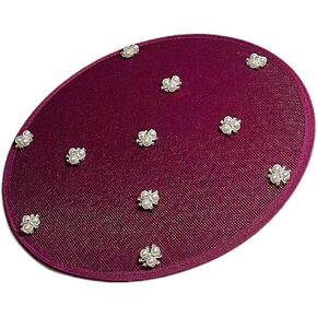 L'ouve Fascinator Hat Cocktail Tea Party Fascinator Headband Flat Kentucky Derby Fascinators for Wedding