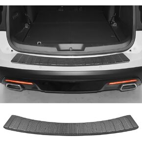 ZZEQYG Bumper Protector ABS Material for Ford Explorer 2011 2012 2013 2014 2015 2016 2017 2018 2019 Accessories Rear Bumper Guard Trunk Sill Protector