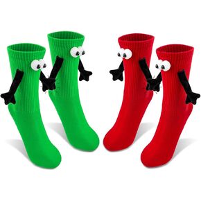 Funny Christmas Socks - Stocking Stuffers for Women and Adults Men, White Elephant Gag Gifts for Adults Women Men