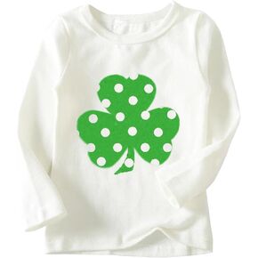 Niyage Toddler Soft Thick Crewneck Tee Tops Girls Comfort Basic Long Sleeve T-Shirt