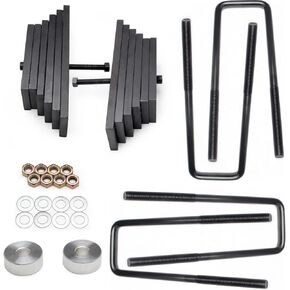 3" Adjustable Front Leveling Lift Kit Compatible with 1999-2004 Ford F-250 F-350 Super Duty 4x4 4WD Models