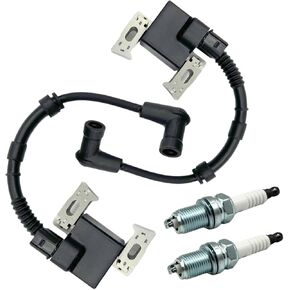 2pcs Ignition Coil GX630 GX660 GX690 replace 30500-Z6L-043 With 2pcs Spark Plugs for Honda GXV630 GXV660 GXV690 replace 30500-Z6L-033 30500-Z6L-003 30500-Z6L-013 30500-Z6L-023