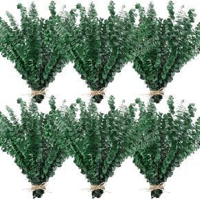 80 Pcs Large Dried Eucalyptus Stems 17inch Natural Fresh Eucalyptus Branches for Shower Hanging Fresh Eucalyptus Greenery Leaves for Vase Filler Wedding Bathroom Dried Flowers DIY Decor