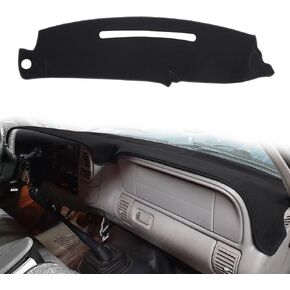 Dash Cover Custom Fit for 1997-2000 Chevy Chevrolet/GMC C1500 C2500 C3500 K1500 K2500 K3500, 1997-1999 GMC Yukon/Chevy Tahoe, 1999-2000 Cadillac Escalade,Dashboard Cover Mat Pad (Gray)