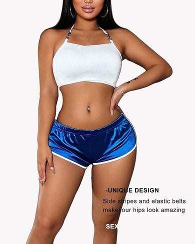 Hot Pants Shorts Booty Shorts Sports High Cut Yoga Gym Running Slimming Fitness Activewear Butt Lifting Rave Bottoms in Kuwait