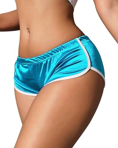Hot Pants Shorts Booty Shorts Sports High Cut Yoga Gym Running Slimming Fitness Activewear Butt Lifting Rave Bottoms in Kuwait