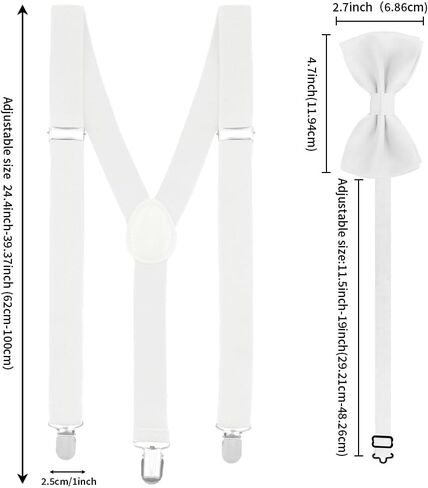 Suspenders for Men, Suspenders Women, Bow Ties for Men, Mens Suspenders, White Suspenders, Mens Suspenders With Clips, Womens Suspenders, Suspenders for Men Suit, Tie Sets for Men in Saudi Arabia