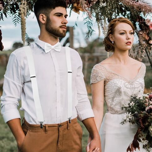 Suspenders for Men, Suspenders Women, Bow Ties for Men, Mens Suspenders, White Suspenders, Mens Suspenders With Clips, Womens Suspenders, Suspenders for Men Suit, Tie Sets for Men in Saudi Arabia