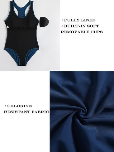 Womens Conservative Athletic Racerback Sporty One Piece Training Swimsuits Bathing Suits for Teens Modest Swimwear in Saudi Arabia