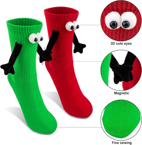 Funny Christmas Socks - Stocking Stuffers for Women and Adults Men, White Elephant Gag Gifts for Adults Women Men in Kuwait