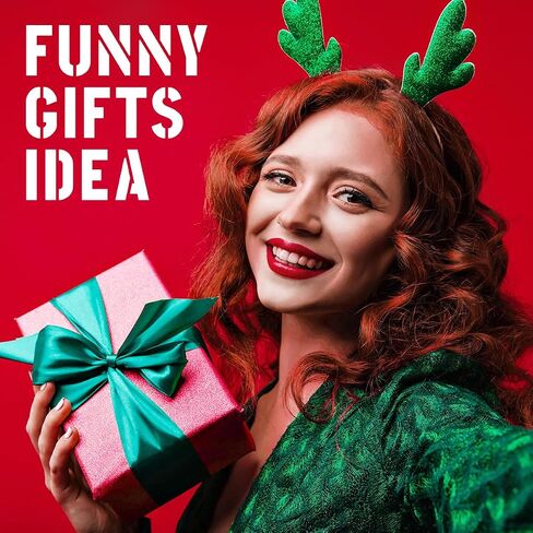 Funny Christmas Socks - Stocking Stuffers for Women and Adults Men, White Elephant Gag Gifts for Adults Women Men in Kuwait