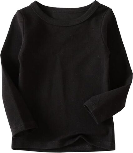 تي شيرت Niyage للأطفال الصغار ناعم وسميك بياقة دائرية وأكمام طويلة للفتيات in Kuwait