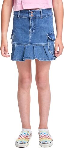 YMI Girls Cargo Pleated Denim Mini Skirt in Saudi Arabia