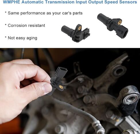 2 Pcs Automatic Transmission Input Output Speed Sensors Compatible with Nissan Altima Cube Juke Kicks Maxima Murano NV200 Quest Rogue Sentra Versa, Replacement for 319351XF00, 319351XF01 in Saudi Arabia