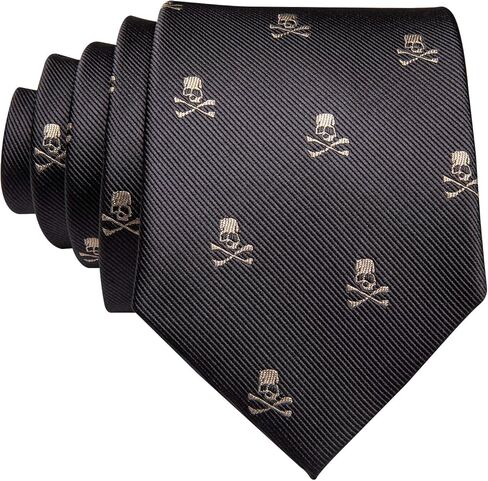Barry.Wang Fun Animal Ties for Men Designer Handkerchief Cufflink WOVEN Casual Necktie Set Festival in Kuwait
