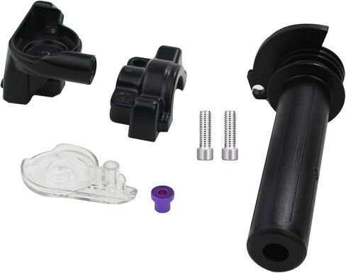 Universal Motorcycle Throttle Grip 7/8" 22mm Quick Twister with Throttle Cable Handle Grip for KLX CR CRF EXC XR TTR CB SSR CRF50 CRF230 50 70 110 125 230 250 Dirt Pit Bike Motocross Motorbike in Kuwait