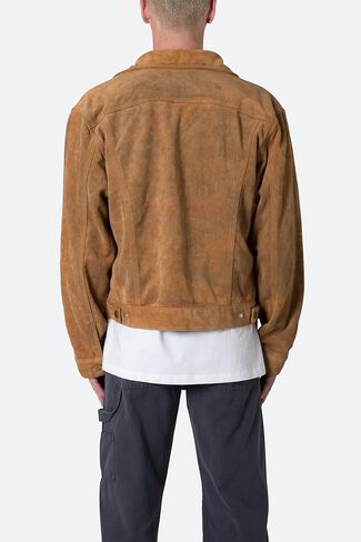 mnml Men's Suede Trucker Jacket in Saudi Arabia