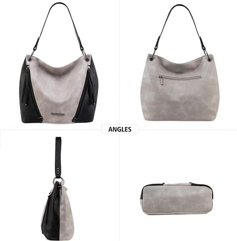Montana West Purses for Women Hobo Shoulder Handbags with Zipper in Kuwait
