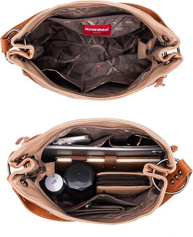 Montana West Purses for Women Hobo Shoulder Handbags with Zipper in Kuwait