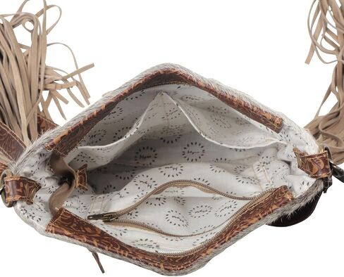 Myra Bag Gray Slate Hand-Tooled Bag S-4336 in Saudi Arabia