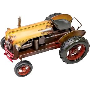 Berfutall-Vintage-Inspired Iron Classic Tractor Model - Collectible Decoration with Rustic Charm (E)