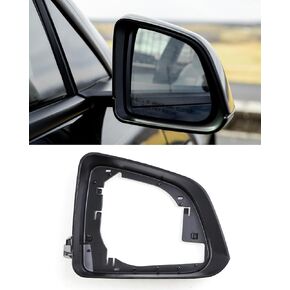 Mirror Frame, Driver Side Mirror Frame, Left Side Mirror Cover Housing, Door Wing Mirror Frame Cover for Tesla model 3 2017-2023,OEM 8202101 8202201 22873025 22873026 (model 3 driver side)
