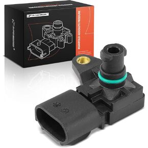 A-Premium Manifold Pressure (MAP) Sensor [3 Pins] Compatible with Jeep Grand Cherokee 2017 6.4L & Ram 2500 2017-2018 5.7L & Dodge Charger 2017 6.4L, Journey 2017-2019 2.4L, Challenger 2017-2023 6.4L