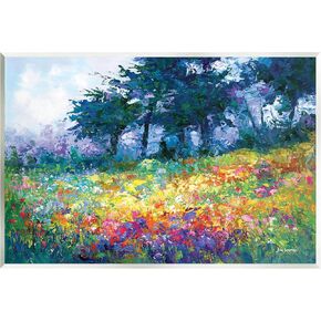 Stupell Industries Wildflowers in Bloom Meadow Wall Plaque Art by Leon Devenice