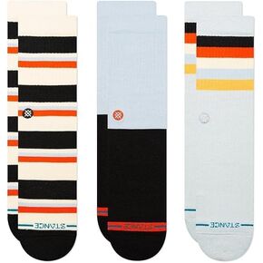 Stance Weekly Grind Crew socks [3 Pack] (Large, Iceblue)