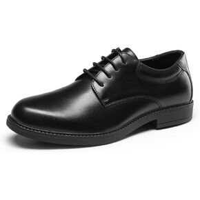 Bruno Marc Men's Non Slip Work Shoes, Waterproof Restaurant Derby Dress Shoes