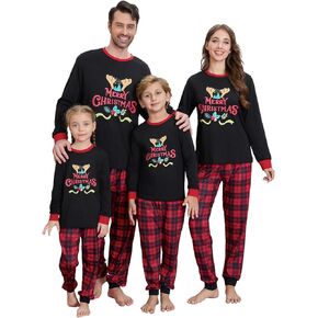 Christmas Family Pajamas Matching Sets, Matching Christmas Pjs For Family and Dog, Holidays Jammies Family Pjs Set