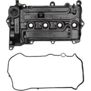 Engine Valve Cover No.123105AAA01/12310-6A0-A01 Front Valve Rocker Cover for Honda Accord 1.5L 2018-2024 Plastic Black with Gasket