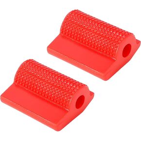 F FIERCE CYCLE 2pcs Universal Black Gear Shift Shifter Case Boot Protector Cover Rubber Pad Anti Slip for Motorcycle