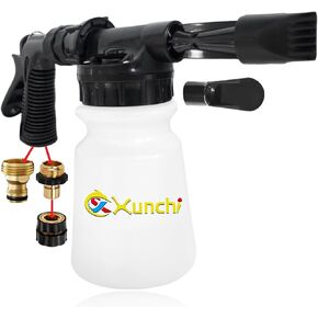 Foam Gun Car Wash Gun, Foam Blaster Equips 3/4" Universal Garden and Quick Connector (Connects to Any Garden Hose) for Watering Plants, Lawn, Patio, Car Wash, Cleaning